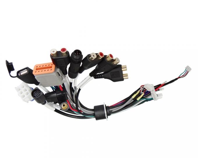 Assemblage de câble de câblage électrique ISO 9 cœurs Mini DIN 9 broches 2