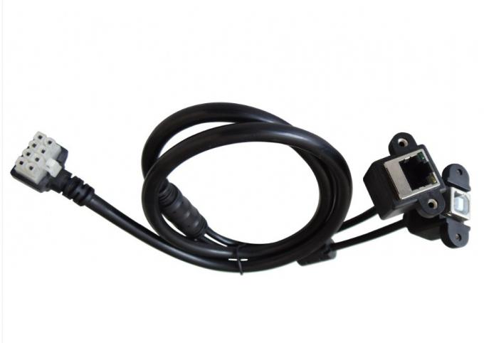 Fabrication de harnais de câblage professionnels Cable OBD Y personnalisé 2 Cable Splitter mâle à femelle 4