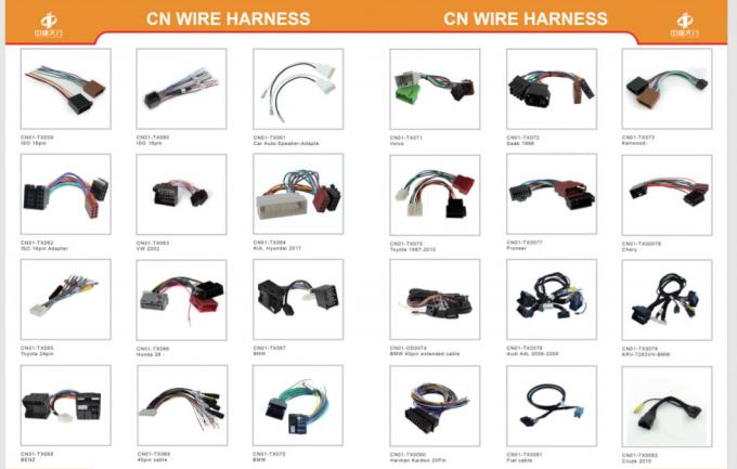 Assemblage de harnais de fil électrique pour automobile Tisserie Harnais de câblage de porte arrière personnalisé 3
