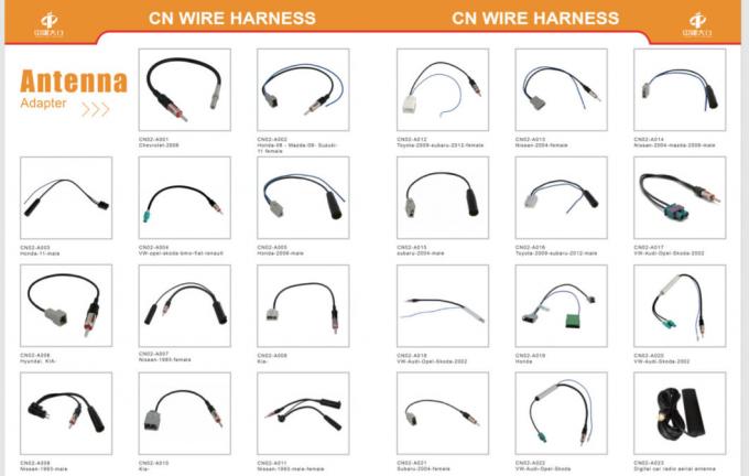 Assemblage de harnais de fil électrique pour automobile Tisserie Harnais de câblage de porte arrière personnalisé 4