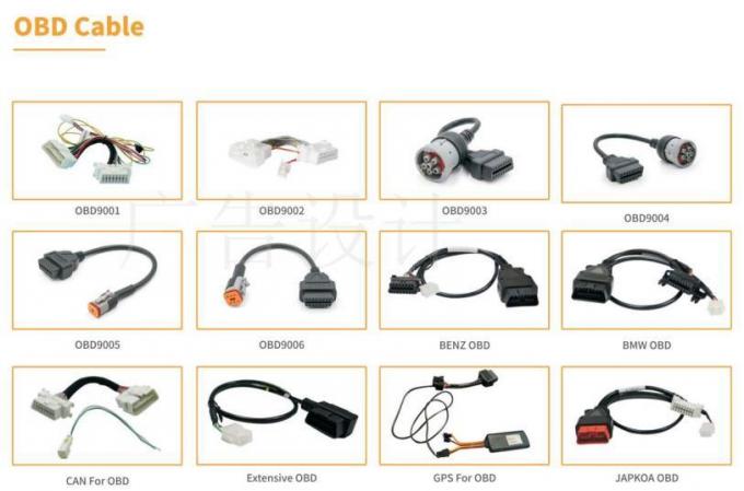 Fournisseur de solutions de connexion de câblage Personnaliser le scanner OBD Adaptateur de câble d'extension OBD 2 2