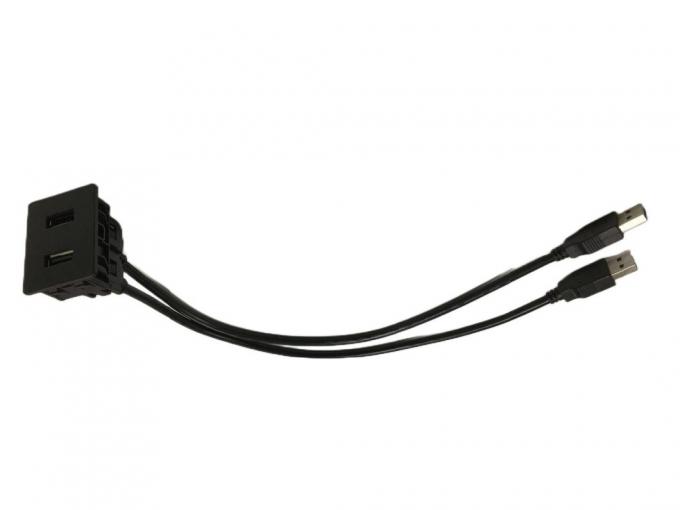 FCC double câble USB extension verrouilleur mont Mitsubishi pour voiture 1