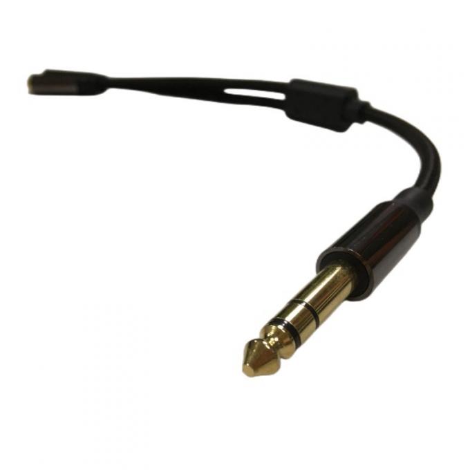 1 / 4 pouces casque séparateur câble assemblage 2 Femme à 1 mâle câble audio 3