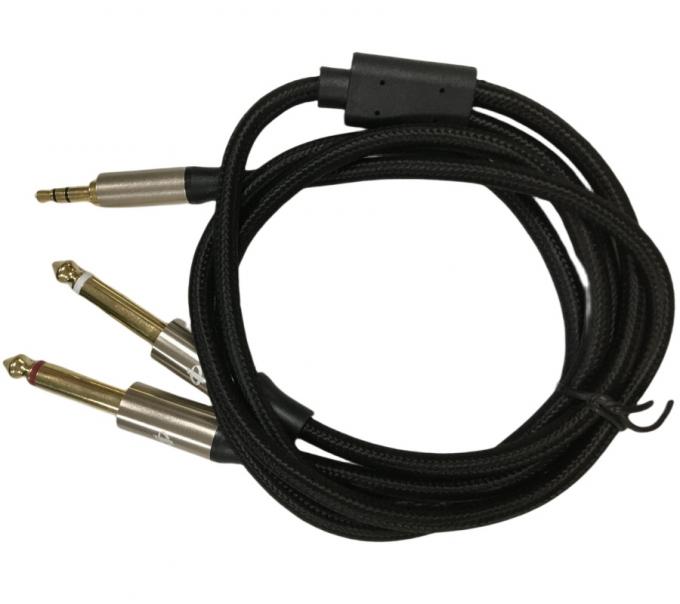 Assemblage de harnais de câblage automatique OEM Mono 6.5 Jack à stéréo 3.5 Jack câble audio 0
