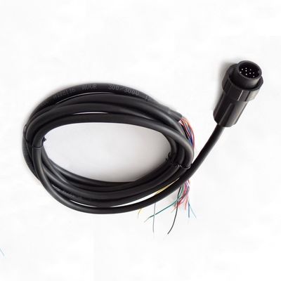 Assemblage de câble de câblage électrique ISO 9 cœurs Mini DIN 9 broches