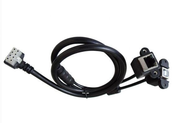 Fabrication d'un harnais de câble imperméable à l'eau 8 broches imprimante personnalisée câble d'extension USB
