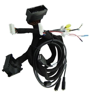 Personnaliser le câble de harnais de câble haut de gamme Harnais de puissance de remplacement Caméra inverse Harnais de câble Front View Connecter