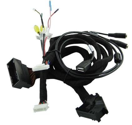 Personnaliser le câble de harnais de câble haut de gamme Harnais de puissance de remplacement Caméra inverse Harnais de câble Front View Connecter