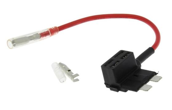 RoHS câble d'alimentation automobile fil direct 300V avec fusible boîte de fusible de câble d'alimentation sur mesure