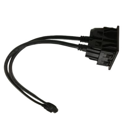 FCC double câble USB extension verrouilleur mont Mitsubishi pour voiture