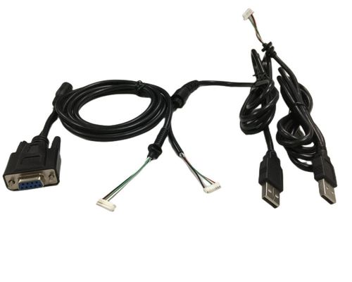 Des câbles ronds 2.54mm 4 broches à DB9 féminin RS232 à HMI