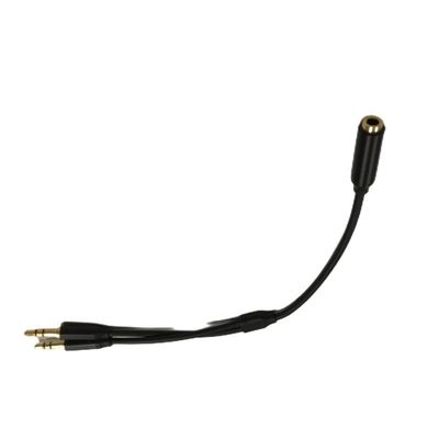 Y Splitter câble câble harnais audio câble casque 3,5 mm 2 câble mic mâle