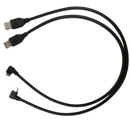 Cable câble électrique avec port USB mini à 90 degrés