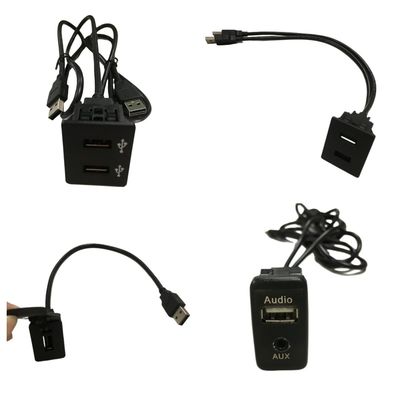 FCC câble électrique Harness Aux Car Dash monture câble de voiture USB