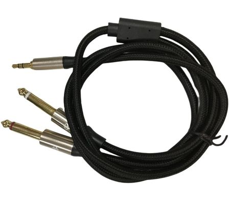 Assemblage de harnais de câblage automatique OEM Mono 6.5 Jack à stéréo 3.5 Jack câble audio