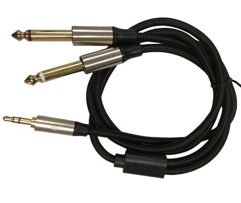 Assemblage de harnais de câblage automatique OEM Mono 6.5 Jack à stéréo 3.5 Jack câble audio