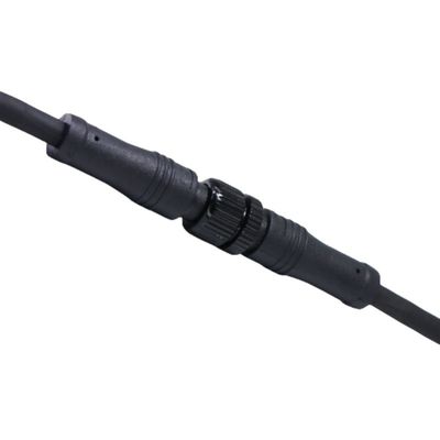 Cable mâle droit M12 pour équipement LED / appareil médical OEM