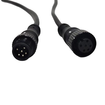 Cable mâle droit M12 pour équipement LED / appareil médical OEM
