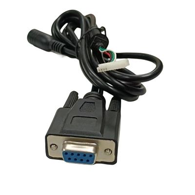 Harnais de fil Dub-9 personnalisé avec connecteur d'imprimante à 4 broches et connecteur de courant alternatif