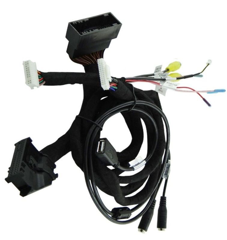 Personnaliser le câble de harnais de câble haut de gamme Harnais de puissance de remplacement Caméra inverse Harnais de câble Front View Connecter